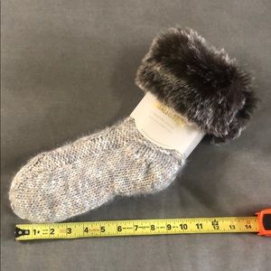 Barnes&Noble Reading Socks with Faux Lining
